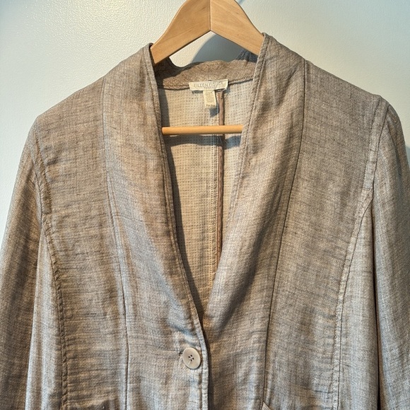 Eileen Fisher Organic Linen Blazer MP - Picture 2 of 7